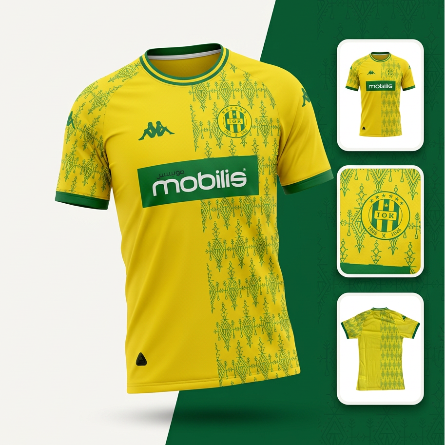 Maillot JSK "IDENTIQUE" - (2025 EDITION) - Jaune
