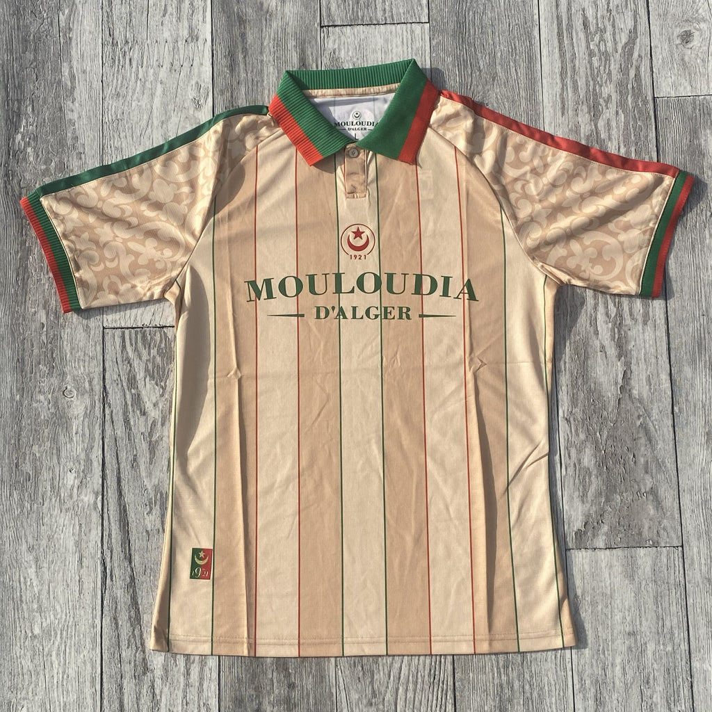 Maillot Mouloudia D'alger - Beige (SUPER GOOD)