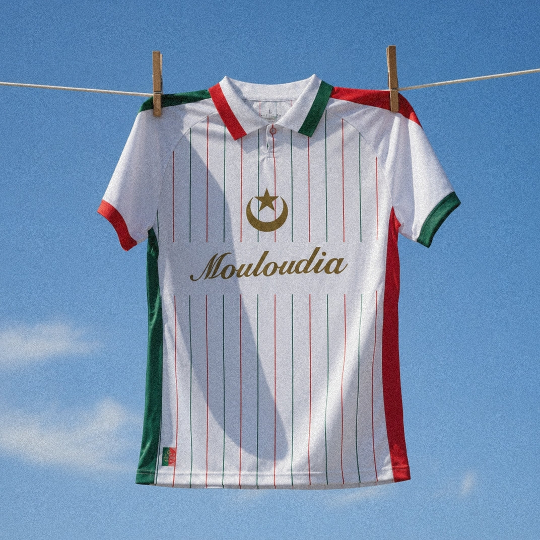 Maillot Mouloudia D'alger - Blanc (SUPER GOOD)