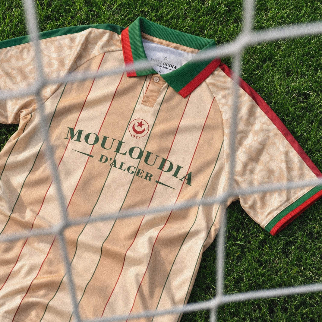 Maillot Mouloudia D'alger - Beige (SUPER GOOD)